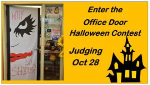 Office Door Halloween Decorating Contest
