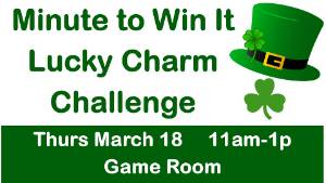 Minute to Win It Lucky Charm Challenge