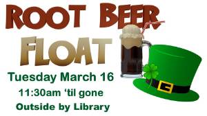 Root Beer Floats for St. Patrick's Day