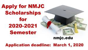 Deadline to Apply for NMJC Scholarships