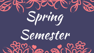 Registration for Spring Semester Begins