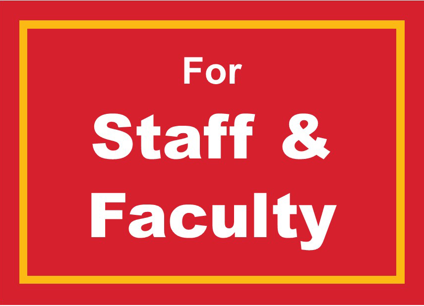 For Staff and Faculty