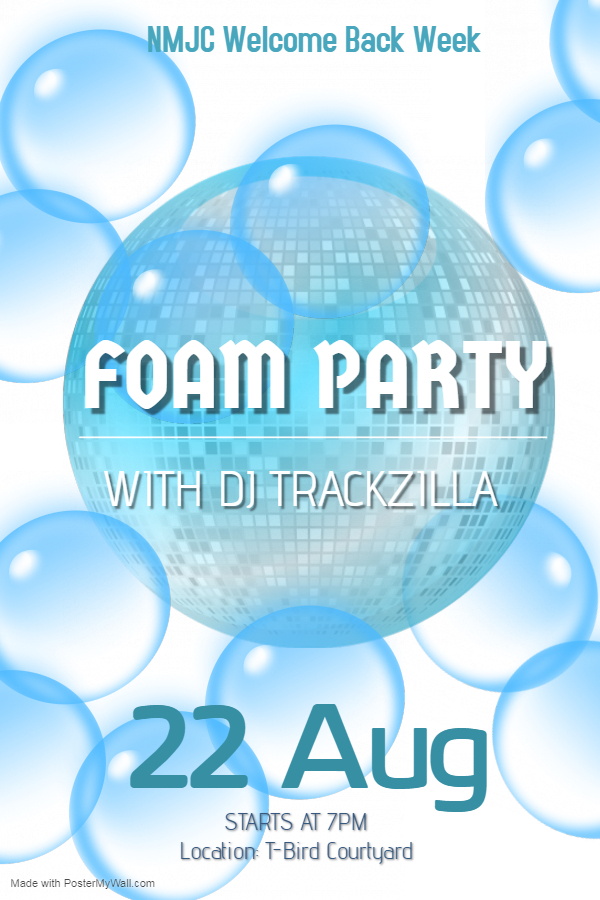 Welcome Back Foam Party