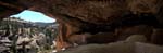 Inside Gila CLiff Dwellings Pano 