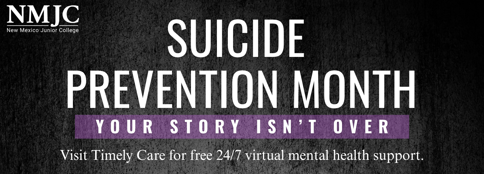 2026 Suicide Prevention Month at NMJC