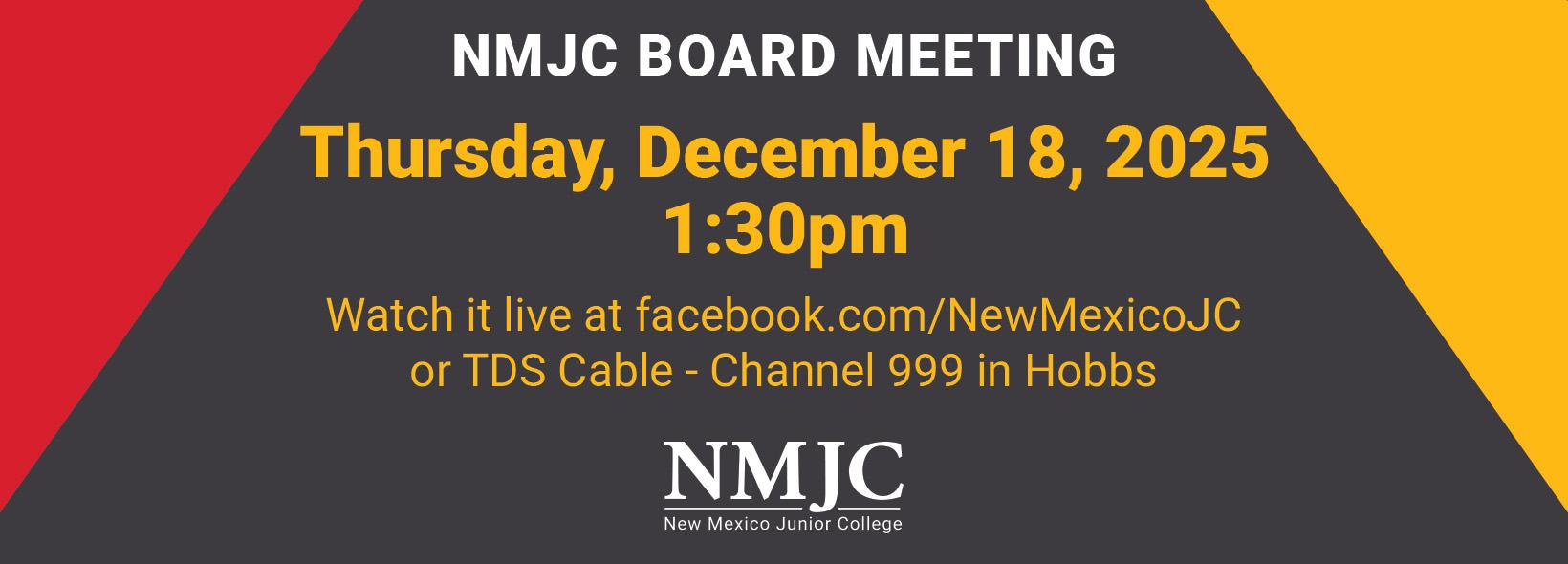 NMJC Board Meeting