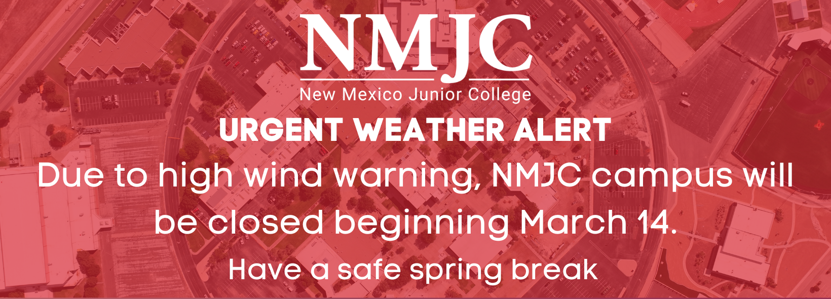 Campus closed March 14