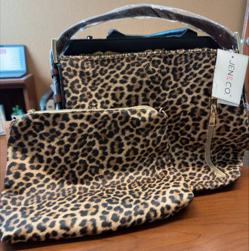 Cheetah Purse Set