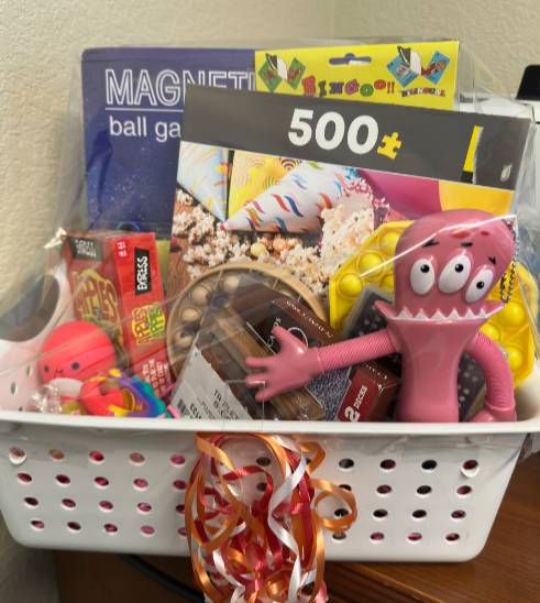 Family Night Game Basket