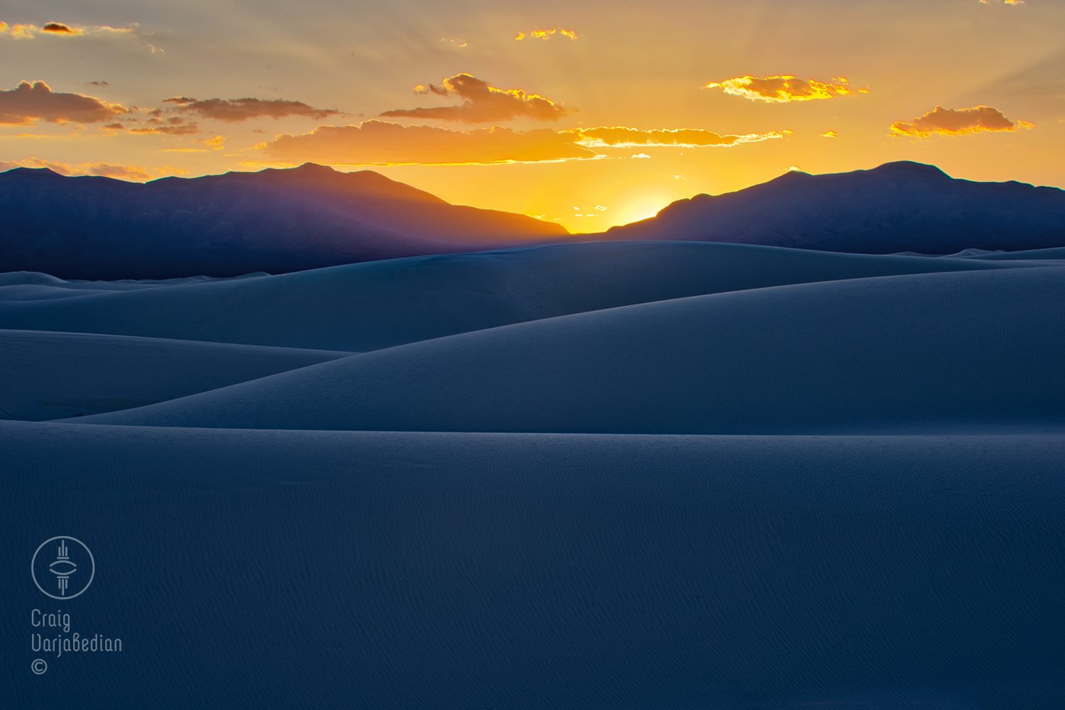 white sands