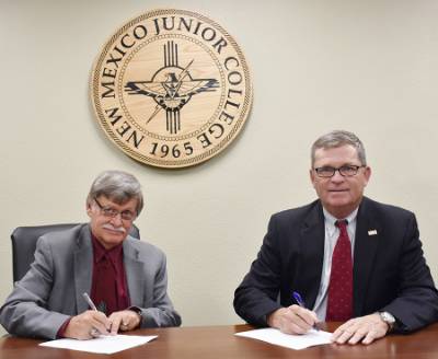 Nmjc And Nmsu Carlsbad Sign Workforce Training Agreement