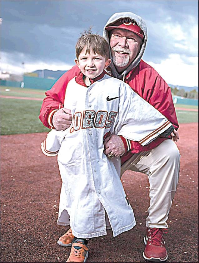 Ray Birmingham and child