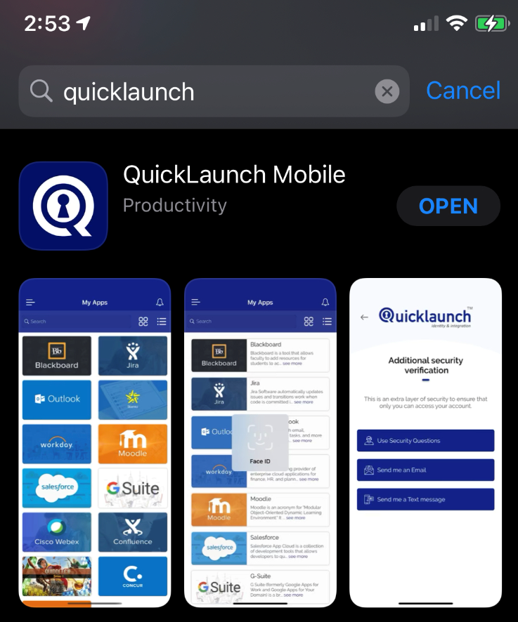 QuickLaunch App Photo 1